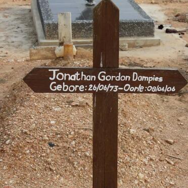 DAMPIES Jonathan Gordon 1973-2006