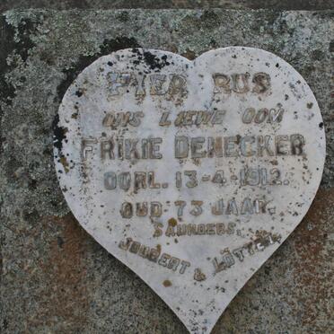 DENECKER Frikie -1912