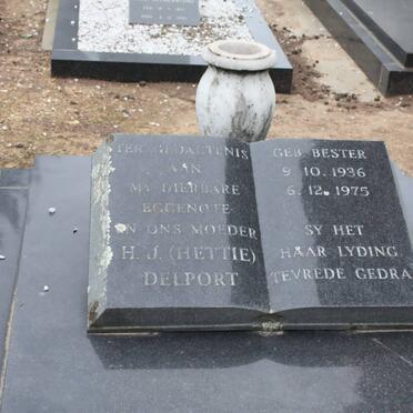 DELPORT H.J. nee BESTER 1936-1975