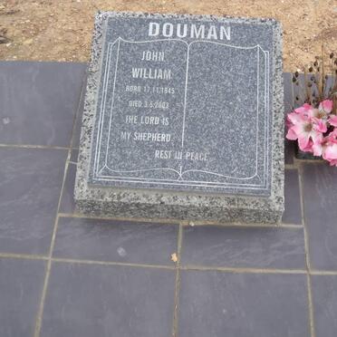 DOUMAN John William 1945-2003