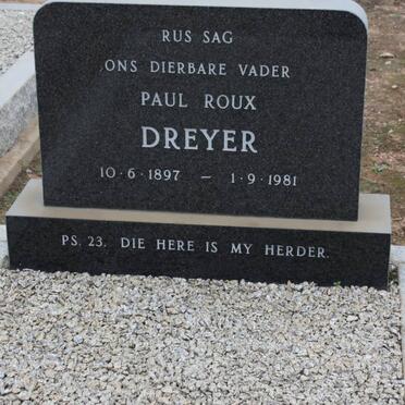 DREYER Paul Roux 1897-1981