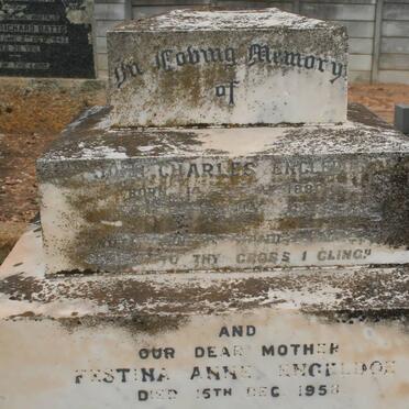 ENGLEDOE John Charles 1880-19?? &amp; Festina Anne -1958