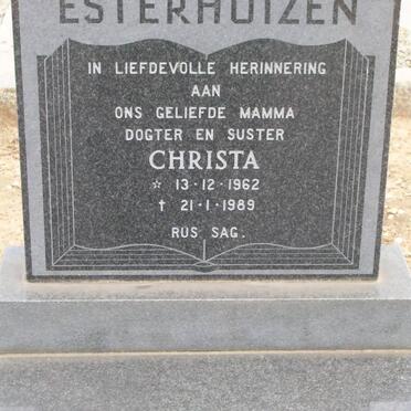 ESTERHUIZEN Christa 1962-1989