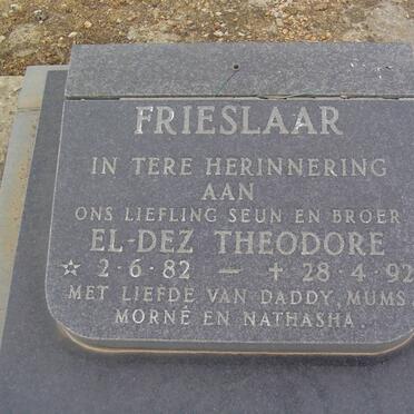 FRIESLAAR El-Dez Theodore 1982-1992