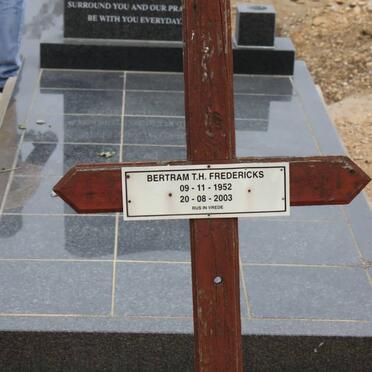 FREDERICKS Bertram T.H. 1952-2003