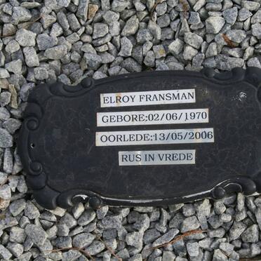 FRANSMAN Elroy 1970-2006