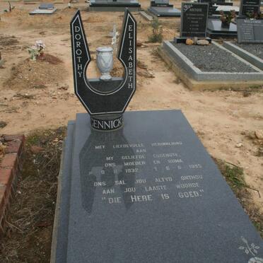 GENNICKS Dorothy Elizabeth 1932-1995