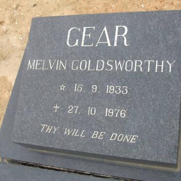 GEAR Melvin Goldsworthy 1933-1976
