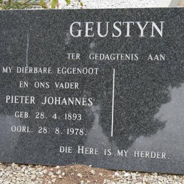 GEUSTYN Pieter Johannes 1893-1978