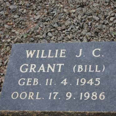 GRANT Willie J.C. 1945-1986