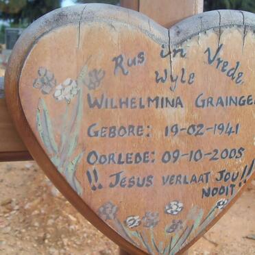 GRAINGER Wilhelmina 1941-2005