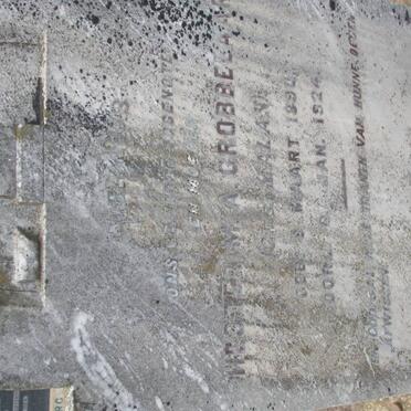 GROBBELAAR Hester M.A. nee MALAN 1890-1924