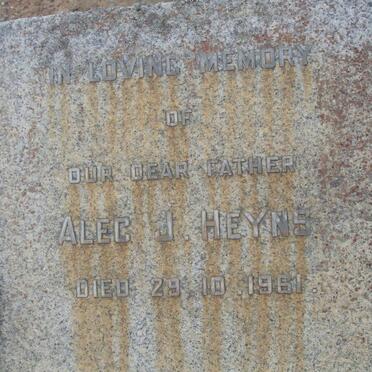 HEYNS Alec. J. -1961