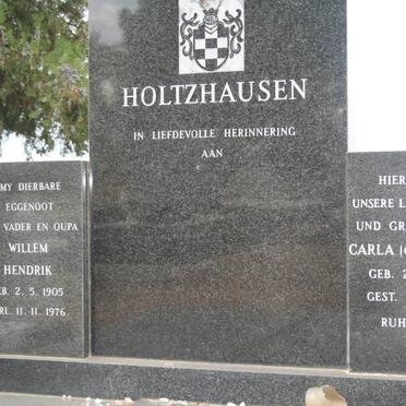 HOLTZHAUSEN Willem Hendrik 1905-1976 &amp; Carla SCHMIDT 1913-1997