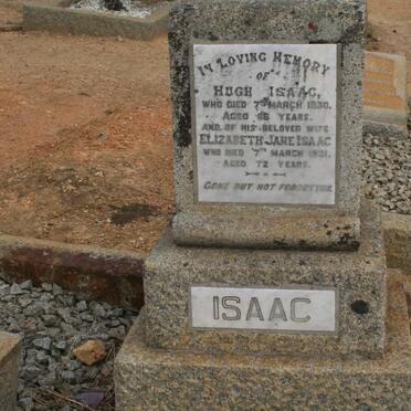 ISAAC Hugh -1930 &amp; Elizabeth Jane -1931