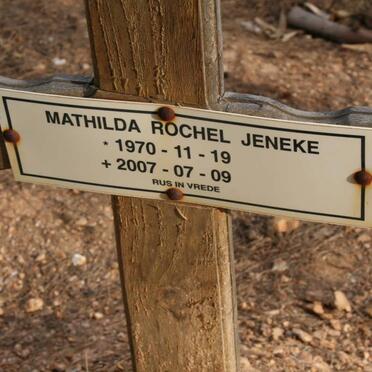 JENEKE Mathilda Rochel 1970-2007