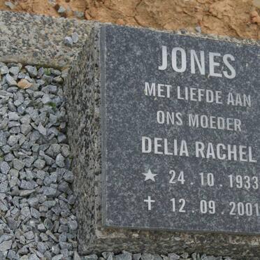 JONES Delia Rachel 1933-2001