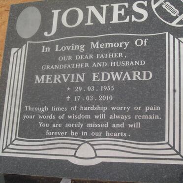 JONES Mervin Edward 1955-2010