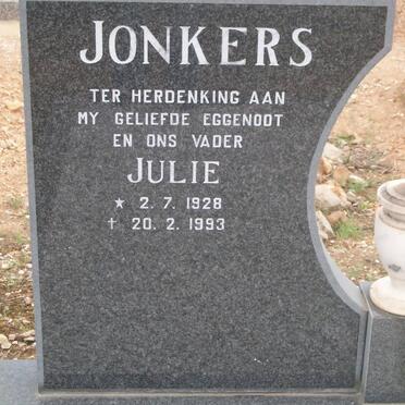 JONKERS Julie 1928-1993