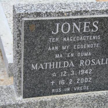 JONES Mathilda Rosalie 1942-2002