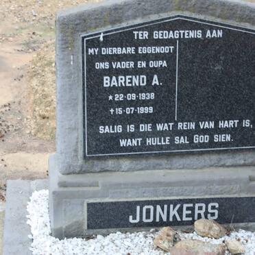 JONKERS Barend A. 1938-1999