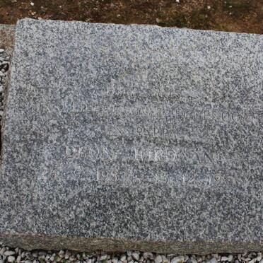 JORDAAN Deon 1933-1981