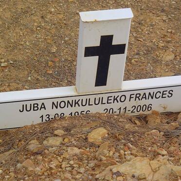 JUBA Nonkululeko Frances 1956-2006