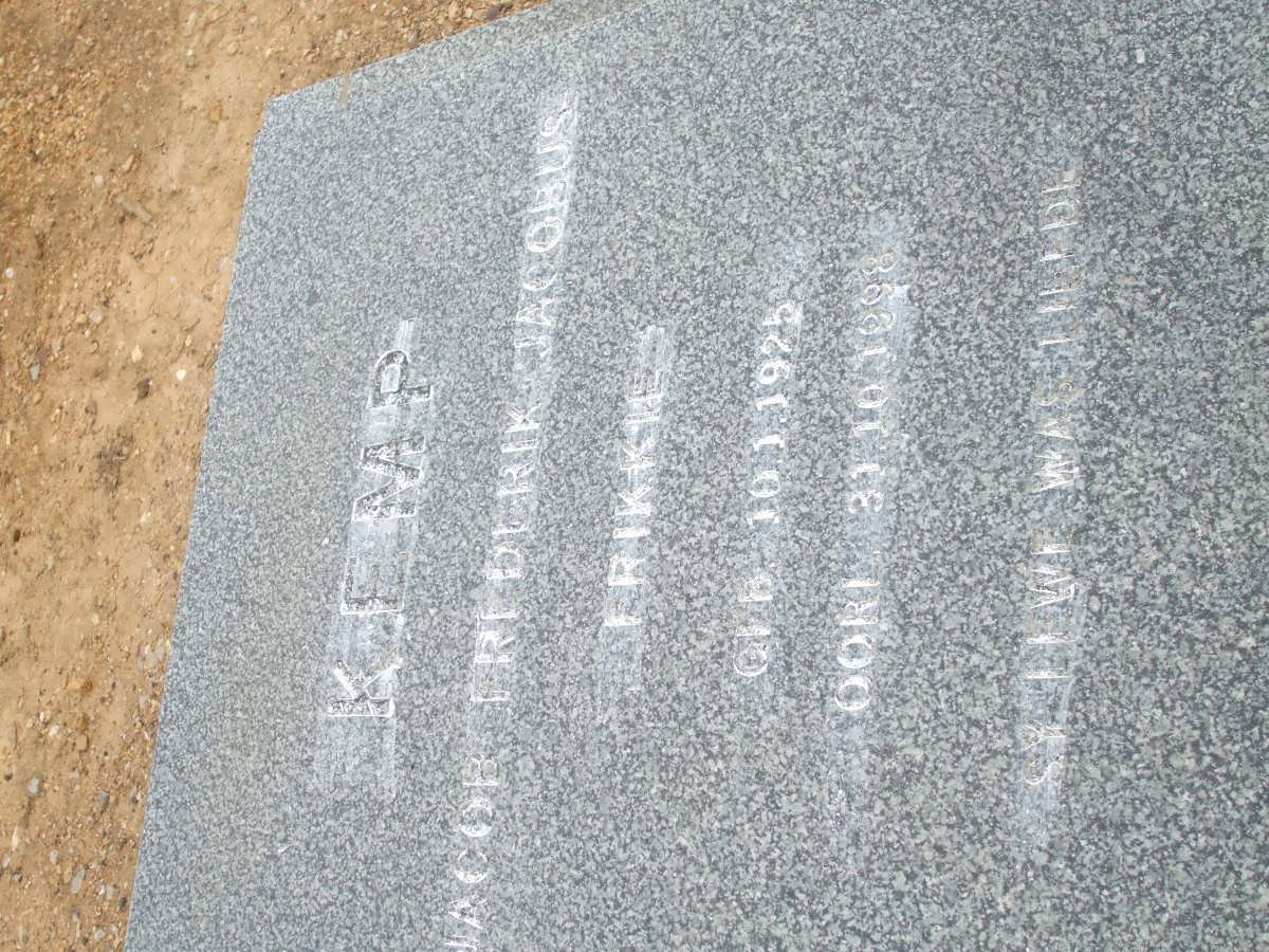 KEMP Jacob Frederik Jacobus 1925-1998
