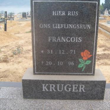KRUGER Francois 1971-1996