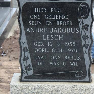 LESCH André Jakobus 1958-1975