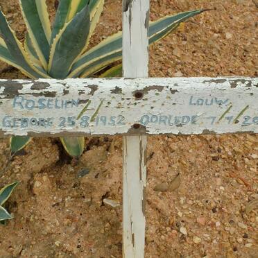 LOUW Roselien 1952-2000