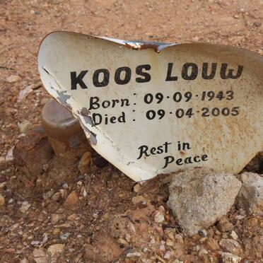 LOUW Koos 1943-2005
