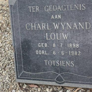 LOUW Charl Wynand 1898-1982