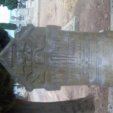 LOMBARD Nicolaas Albertus Smit 1852-1926 &amp; Elizabeth Magdalena Catariena SMIT 1857-1928