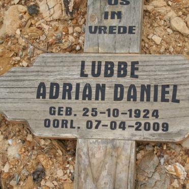 LUBBE Adrian Daniel 1924-2009