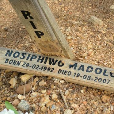 MADOLO Nosiphiwo 1992-2007