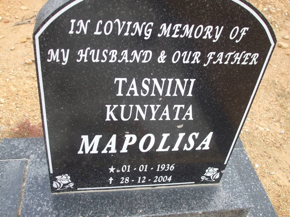 MAPOLISA Tasnini Kunyata 1936-2004