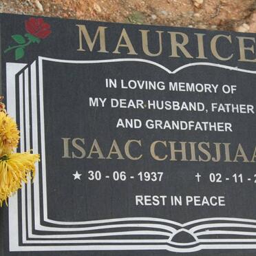 MAURICE Isaac Chisjiaan 1937-2005