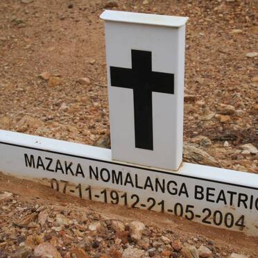 MAZAKA Nomalanga Beatrice 1912-2004