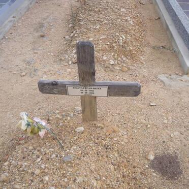 MATIKA Khanyisa Sylvia 1992-2006