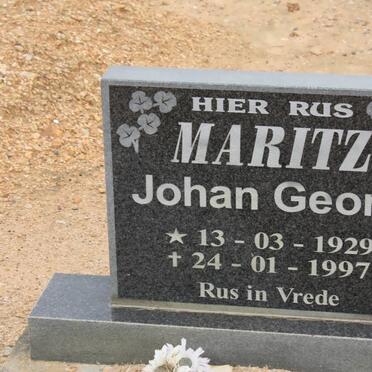 MARITZ Johan Georg 1929-1997