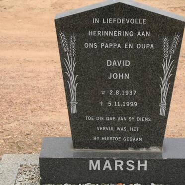 MARSH David John 1937-1999