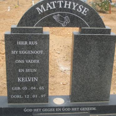 MATTHYSE Kelvin 1965-1997