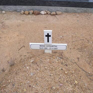 MDINGI Vuyolwethu 1995-2007