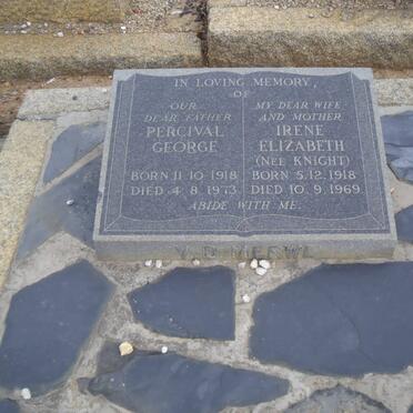 MERWE Percival George, v.d. 1918-1973 &amp; Irene Elizabeth KNIGHT 1918-1969