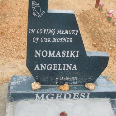MGEDESI Nomasiki Angelina 1926-1998