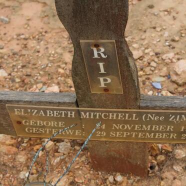 MITCHELL Elizabeth nee ZIMRI 1919-2000