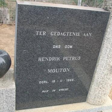MOUTON Hendrik Petrus -1966