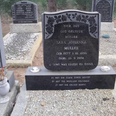 MULLER Sara Johanna nee FEYT 1896-1974