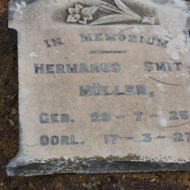 MÜLLER Hermanus Smit 1925-1927